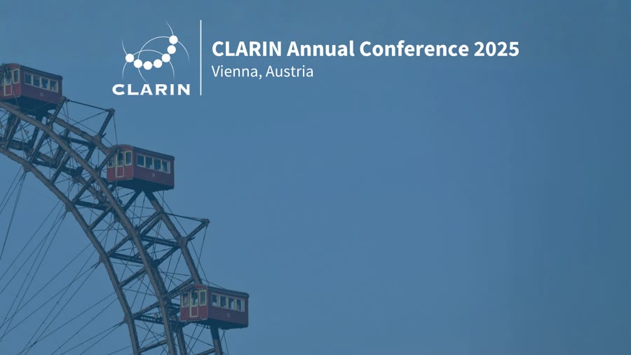 CLARIN Annual Conference 2025, Vienna