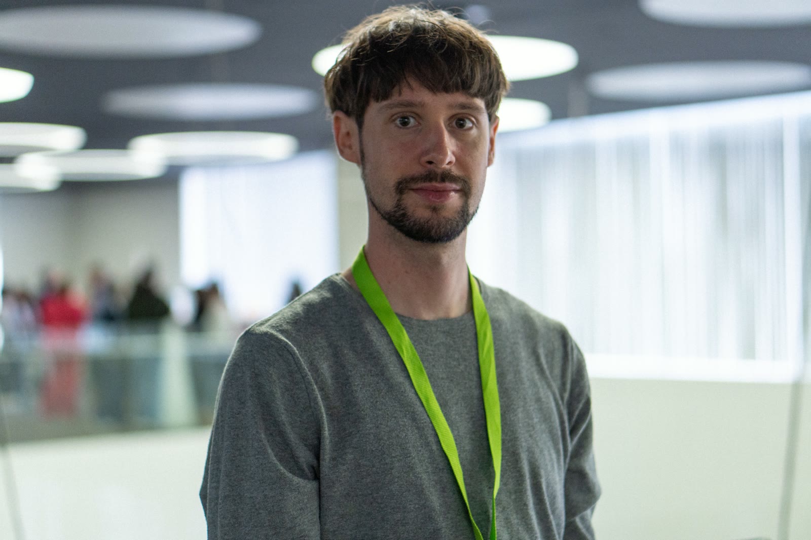 David Bordon on site at the CLARIN conference in Barcelona